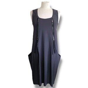 MC Planet by Innate Womens Dress US Sz 8 Gray Lagenlook Minimalist Art To Wear